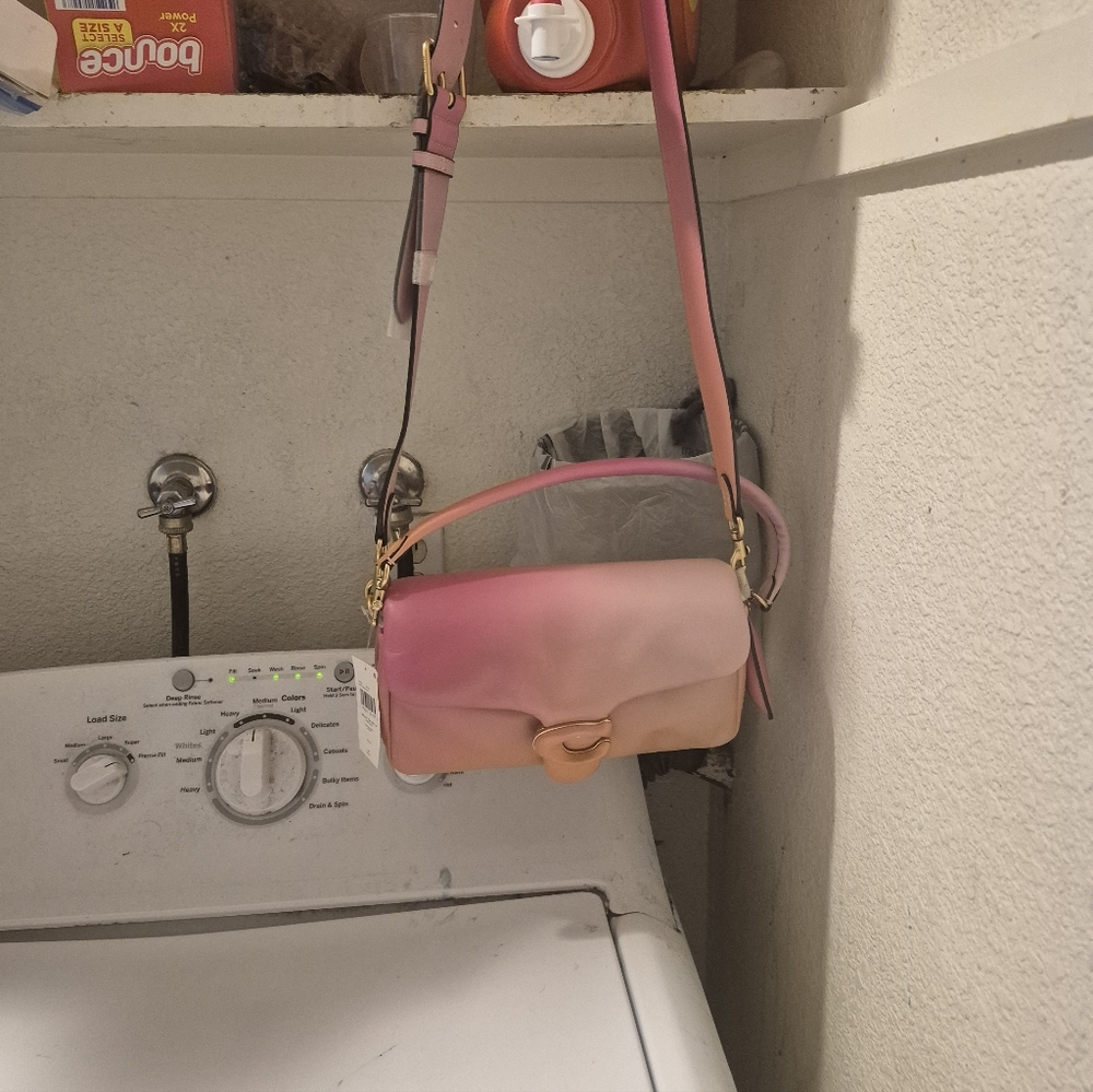 Coach Pink Ombre Pillow Tabby